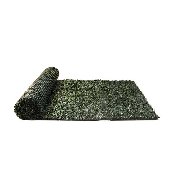 Ejoy 60in x 160in Artificial Dark Green Boxwood Roll Panels for Outdoor Use 60x160Hedgeroll_Darkgreen_1Roll - main